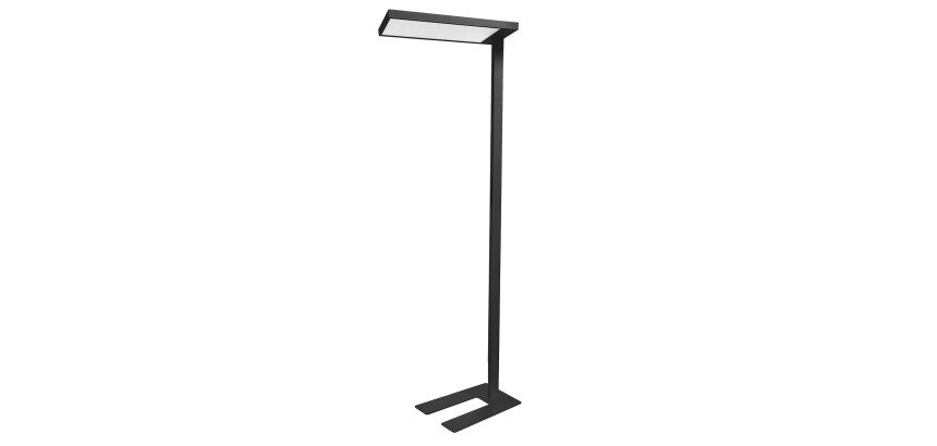 Lampadaire versus à led sur socle noir