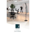 Porte-manteaux california noir / bois