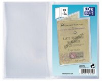 Etui carte identite 7,5x12 pvc 20/100ème incolore