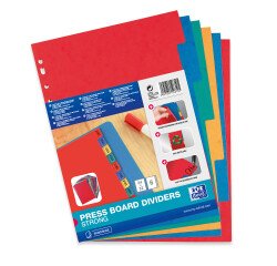 Intercalaires neutres 24x32 6 positions carte lustree 225g assorti