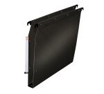 Boite de 10 dossiers suspendus armoire Elba pp ultimate a4 fond 30mm capacité 350 feuilles couverture polypro noir