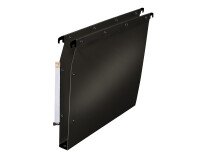 Boite de 10 dossiers suspendus armoire Elba pp ultimate a4 fond 30mm capacité 350 feuilles couverture polypro noir