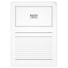 Boite de 100 pochettes-coin Elco ordo classico 22x31cm papier épaisseur 120g blanc