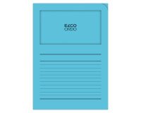 Boite de 100 pochettes-coin Elco ordo classico 22x31cm papier épaisseur 120g bleu pastel