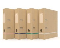 Classeur levier Oxford touareg a4 dos80 2anneaux assorti