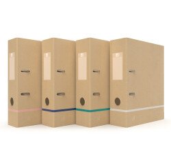 Classeur levier Oxford touareg a4 dos80 2anneaux assorti