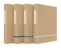 Classeur Oxford touareg a4 dos40 4anneaux carte  assorti