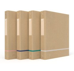Classeur Oxford touareg a4 dos40 4anneaux carte  assorti