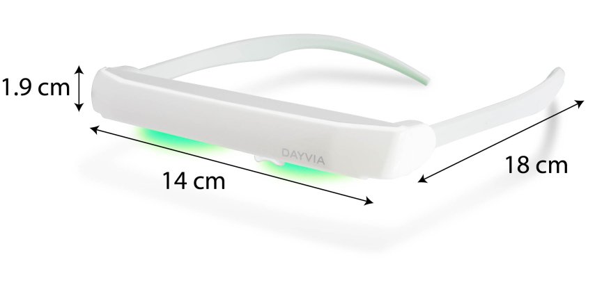 Lunettes Dayvia Led sunactiv 02 blanc et gris