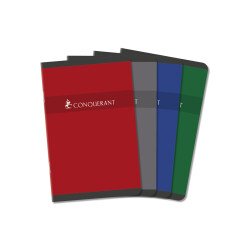 Carnet Conquerant 7 agrafe 90x140 96p 70g q5/5 assorti