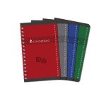 Répertoire Conquerant 9x14cm petits carreaux 5mm 100 pages reliure spirale couverture carte recyclée coloris assortis