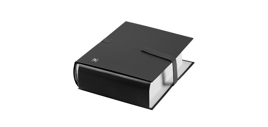 Chemise a sangle 1 rabat extérieur balacron noir