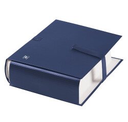 Chemise a sangle 1 rabat extérieur balacron bleu foncé