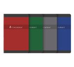 Carnet Conquerant 7 agrafe 110x170 96p 70g q5/5 assorti