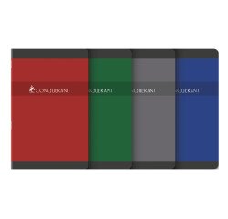 Carnet Conquerant 7 agrafe 110x170 96p 70g q5/5 assorti