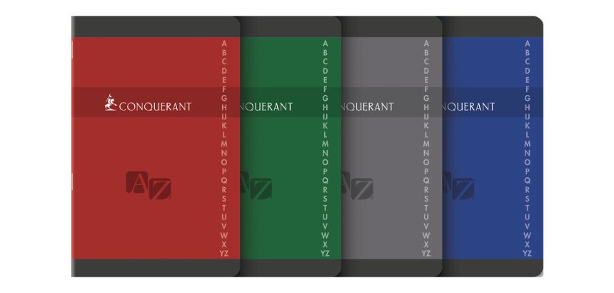 Repertoire Conquerant 7 agrafe 110x170 96p 70g q5/5 assorti