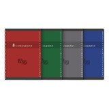 Répertoire Conquerant a4 petits carreaux 5mm 180 pages reliure spirale couverture carte couchée coloris assortis