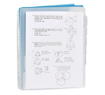 Trieur spirale Oxford school life a4 6positions numérique polypro translucide assorti