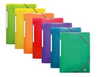 Chemise elastique Oxford school life a4 polypro translucide assorti