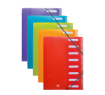 Trieur Oxford school life a4 8positions polypro translucide assorti