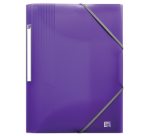 Chemise elastique Oxford school life A4 polypro translucide assorti