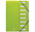 Trieur Oxford school life a4 8positions polypro translucide assorti