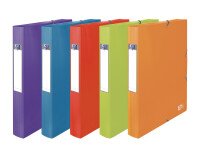 Boite Oxford school life 24x32 dos40 polypro assorti