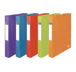 Boite Oxford school life 24x32 dos40 polypro assorti