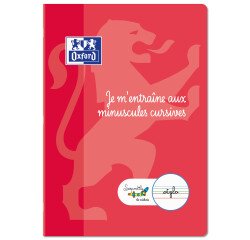 Cahier Entrainement Ecriture Cursive Oxford Serpodile Agrafe 210X297 32P Gs-Cp Bleu