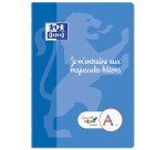 Cahier Entrainement Majuscule Baton Oxford Serpodile Agrafe 210X297