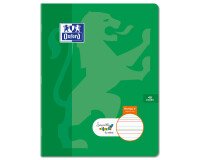 Cahier Oxford serpodile agrafe 170x220 48p ligne 2mm niveau4 turquoise