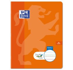 Cahier Oxford Serpodile Agrafe 170X220 48P Ligne 5Mm Niveau2 Vert