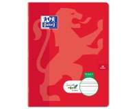 Cahier Oxford Serpodile Agrafe 170X220 48P Ligne 3Mm Niveau3 Bleu Ciel