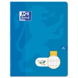 Cahier Oxford serpodile agrafe 170x220 48p seyes ligne 2mm niveau5 marron