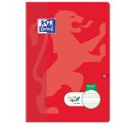 Cahier Oxford serpodile agrafe 210x297 48p ligne 3mm niveau3 bleu ciel