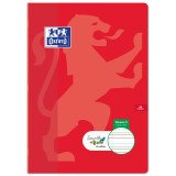Cahier Oxford serpodile agrafe 210x297 48p ligne 3mm niveau3 bleu ciel