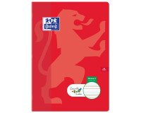 Cahier Oxford serpodile agrafe 210x297 48p ligne 3mm niveau3 bleu ciel