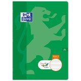 Cahier Oxford serpodile agrafe 210x297 48p ligne 2mm niveau4 turquoise