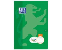 Cahier Oxford serpodile agrafe 210x297 48p ligne 2mm niveau4 turquoise