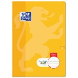 Cahier Oxford serpodile agrafe 210x297 48p ligne 7mm niveau1 orange