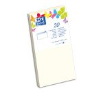 Lot de 20 enveloppes Oxford 110x220  beige auto adhesive beige