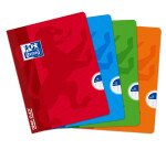 Cahier Oxford OpenFlex 17x22cm grands carreaux Seyès 48 pages agrafées couverture polypro coloris assortis