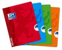 Cahier Oxford openflex 17x22cm grands carreaux seyès 48 pages agrafées couverture polypro coloris assortis