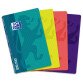 Carnet Oxford openflex 9x14cm petits carreaux 5mm 96 pages agrafées couverture polypro coloris assortis