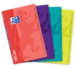 Répertoire Oxford openflex 9x14cm petits carreaux 5mm 96 pages agrafées couverture polypro coloris assortis
