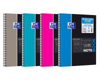 Cahier spirale Oxford Etudiants Notebook A4+ 24 x 32 cm petits carreaux 160 pages