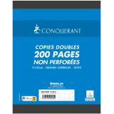 Copies doubles Conquerant 7 non perforees 170x220 film 200p 70g seyes