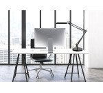 Lampe de bureau led Unilux swingo noir prise europe