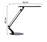 Lampe de bureau led Unilux rumbaled noir prise europe