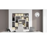 Pendule Unilux instinct gris métal